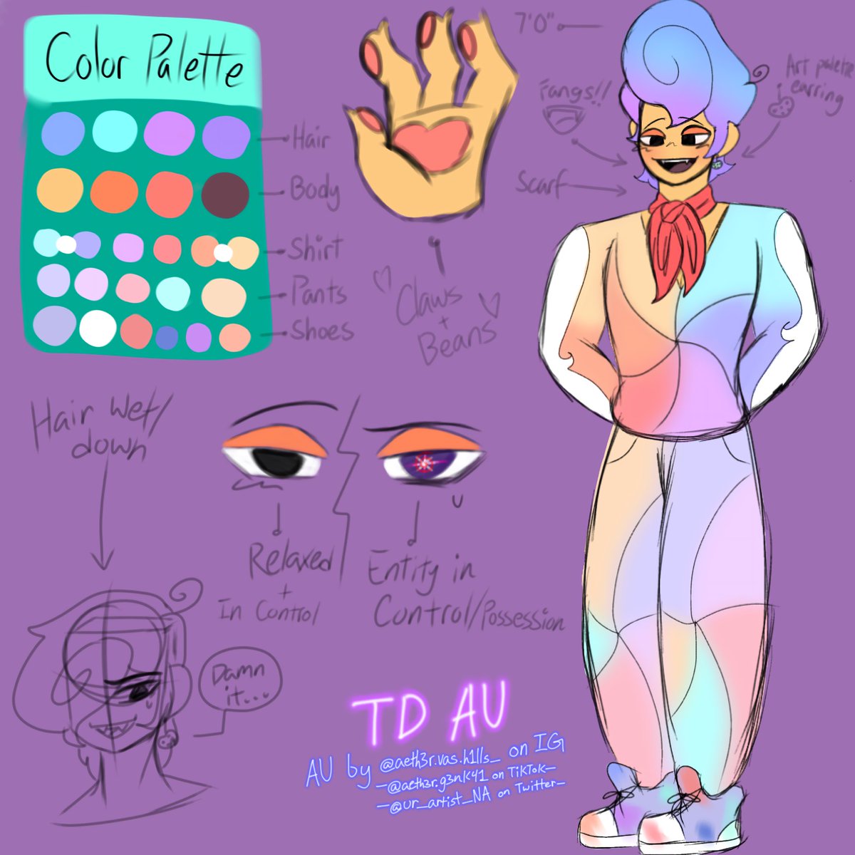 Another AU: TieDye AU! Also owned by me :]
[Don’t worry, ai’ll make the other neighbors in all my AUs, not just Wally!]

#WelcomeHome #WelcomeHomeAU #WallyDarling