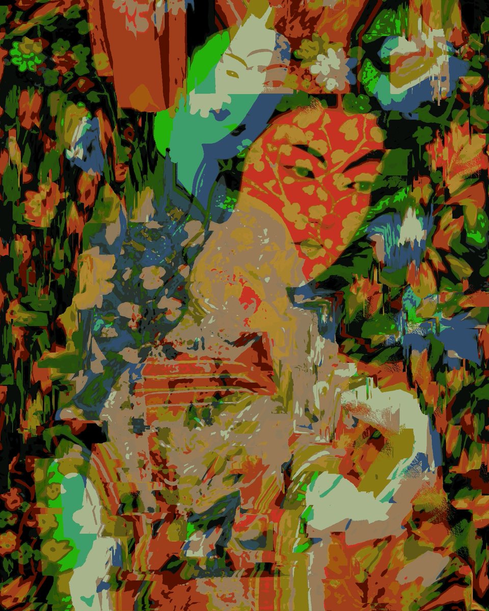 'CHINASTY'(古典美人) series 2024   #digitalportrait #ancientportrait #ancientbeauty #nftart   #digitalart #digitalpainting #AIart #artgallery #nftartist #modernart #contemporaryart #fineart #glitchart #glitchportraits