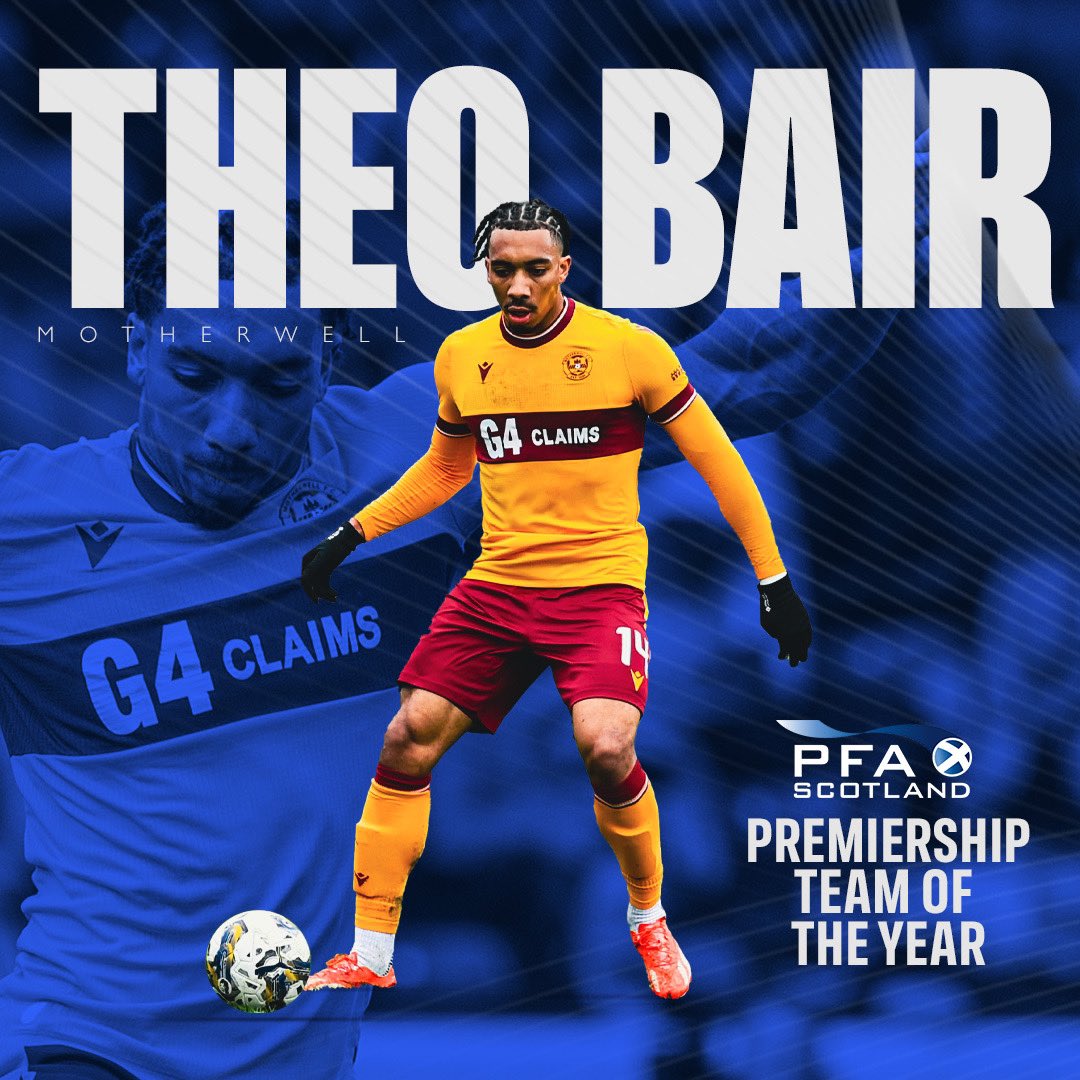 A campaign to remember 🧡 Theo Bair is in the PFA Premiership team of the year. @ttbair