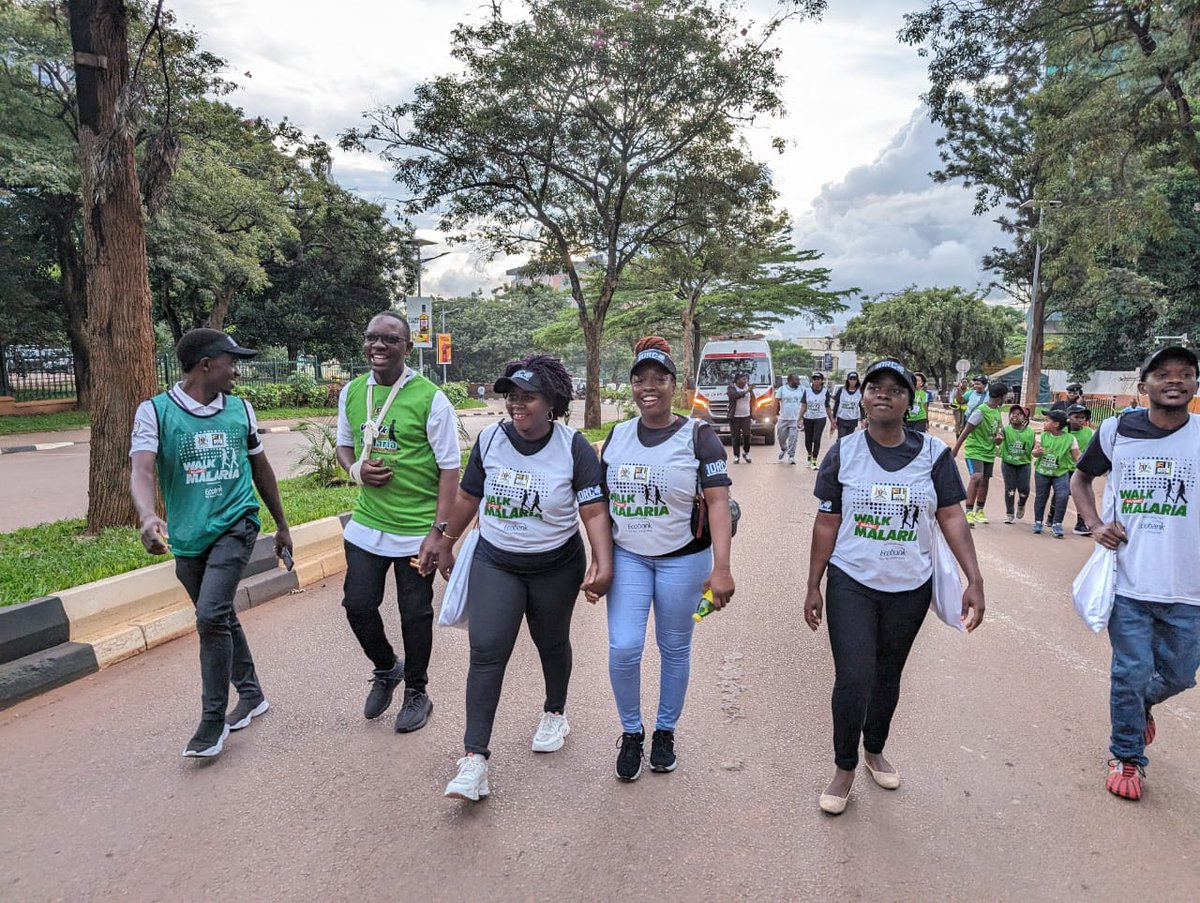 Join us in the fight against malaria! 🦟 Today, IDRC staff took part in a 10km Malaria Walk in Kampala, led by Deputy Speaker of Parliament, @Thomas_Tayebwa as we gear up for World Malaria Day. Together, we're stepping up to #EndMalaria for good. #IDRCimpact #WorldMalariaDay