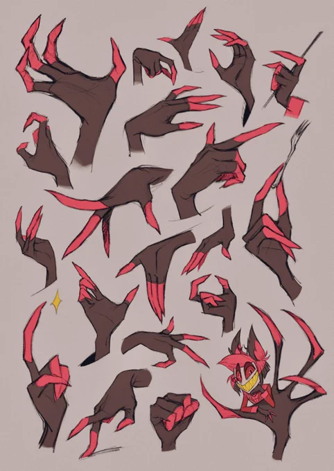 手
