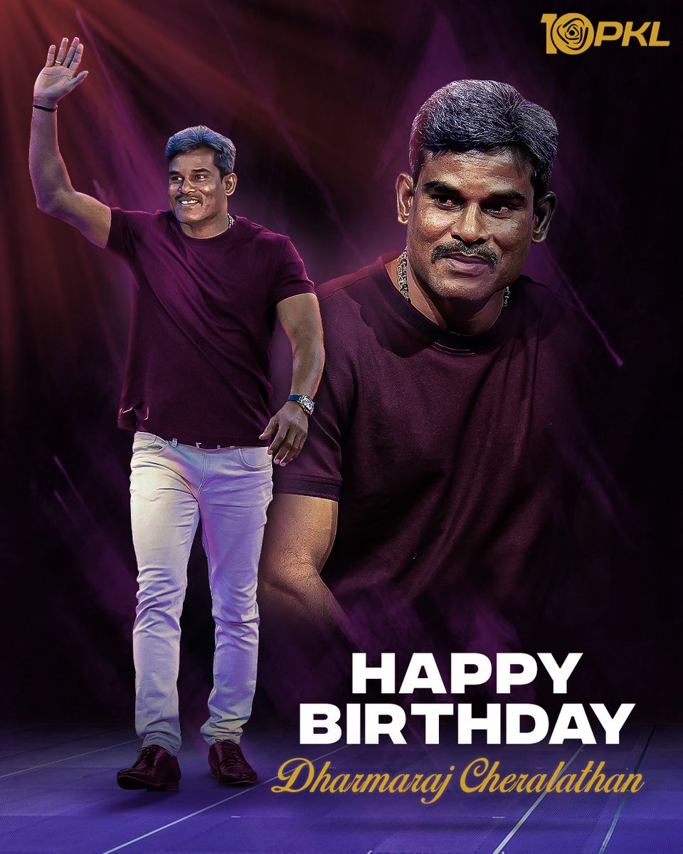 A 𝐝𝐞𝐟𝐞𝐧𝐝𝐞𝐫 who defied age with his brilliance 👏

#ProKabaddiLeague wishes a very happy birthday to the Legend, 𝐃𝐡𝐚𝐫𝐦𝐚𝐫𝐚𝐣 𝐂𝐡𝐞𝐫𝐚𝐥𝐚𝐭𝐡𝐚𝐧 ✨🥳

#ProKabaddi #PKL #DharmarajCheralathan #HappyBirthday