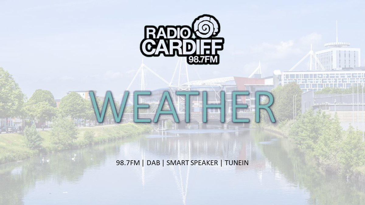 Sunday's weather (21st April): A cloudier start to the day with some patchy rain and drizzle during the afternoon and evening. Feeling cooler with light winds, 6-12C. @MetOffice #CardiffWeather