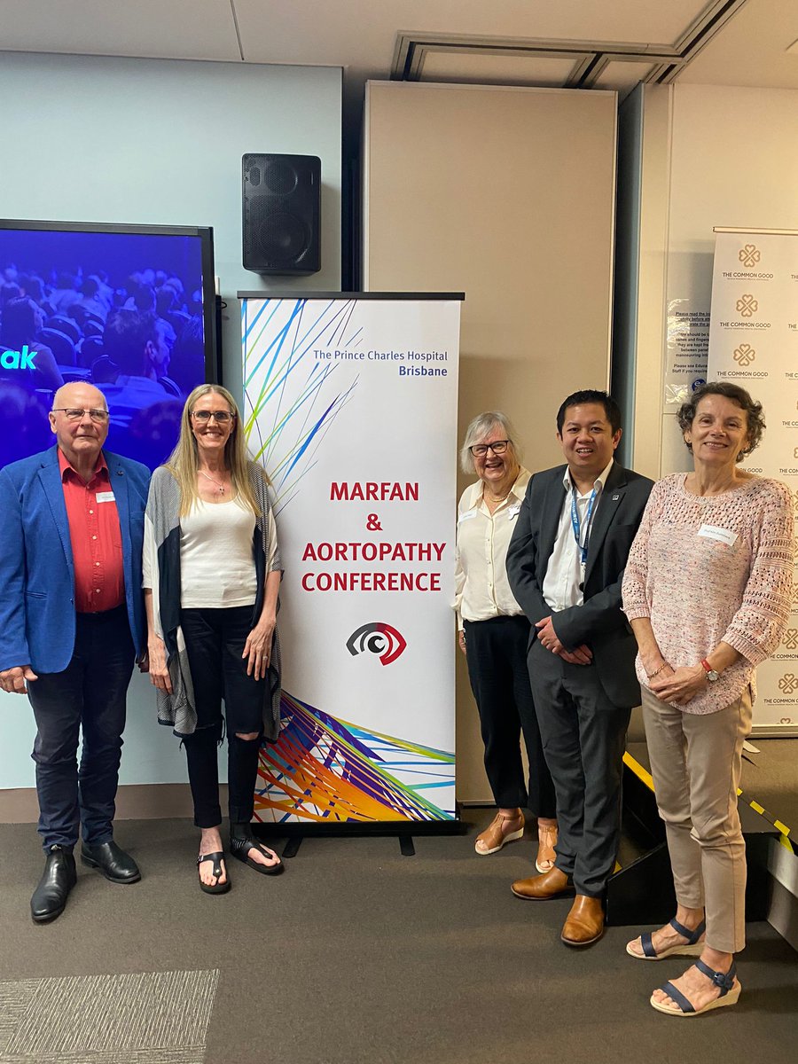 Chair and director of CTDNA Sue at the Marfan and Aortopathy Conference today in Brisbane. #CTDNA #MarfanSyndrome #HeritableDisordersOfConnectiveTissue
