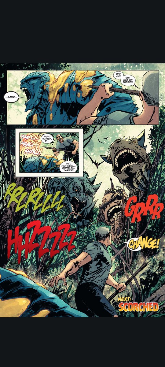 Red Hulk is sent to Monster Island to aid A-Bomb who is on the hunt for the source of the Doomsday scenario. Red Hulk is sprayed and forced to transform. General Ross and A-Bomb are in for a fight for their lives