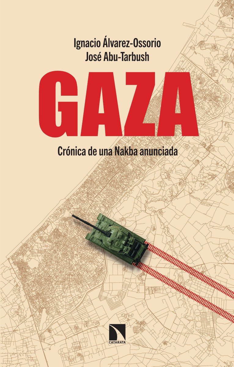 Después de muchas semanas de trabajo ya podemos anunciaros que el libro 'GAZA. Crónica de una nakba anunciada', escrito a cuatro manos con José Abu-Tarbush y publicado por @CatarataLibros, estará en las librerías a partir de principios de mayo: catarata.org/libro/gaza_155…