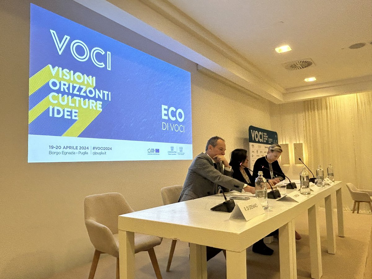 Eco di VOCI #VOCI2024 Frontiere tecnologiche e IA: quali rischi, quali prospettive e quali competenze serviranno alle imprese e ai lavoratori di domani? 🎤Ne discutono Maria Raffaella Caprioglio di Umana e Flavio Deveglia di @EY_Italy