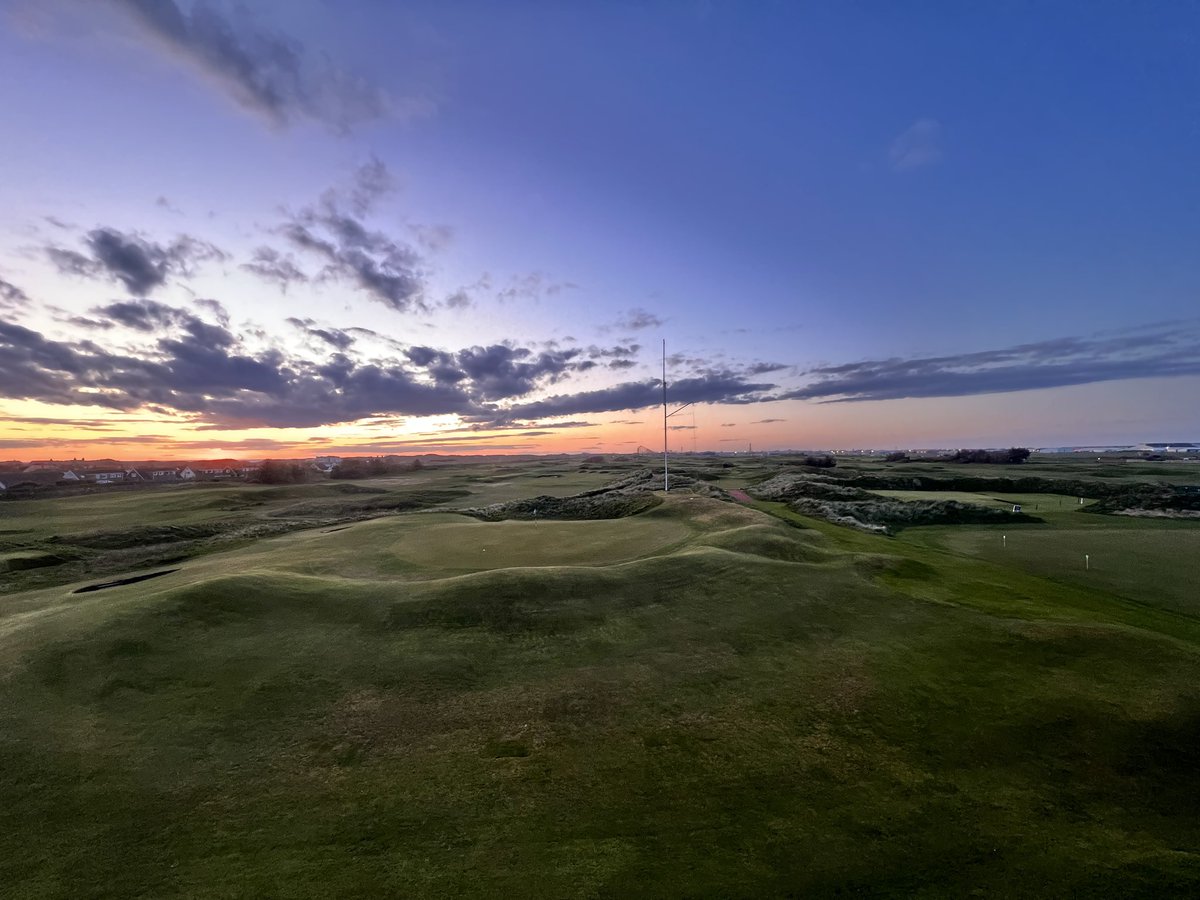 @StAnnesOldLinks in the fading light last evening. Hoping for many more beautiful evenings like this.