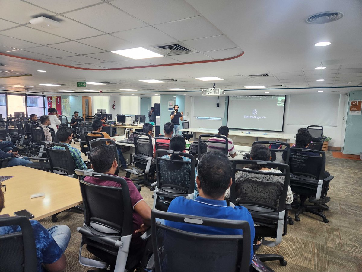 testmuai's tweet photo. We're live with an engaged audience diving deep into the world of testing and beyond!ย ๐
These discussions are just the beginning of much more in-depth conversations.๐
#TestMuConf #SoftwareTesting #QualityAssurance #Meetup #TestMuOffline