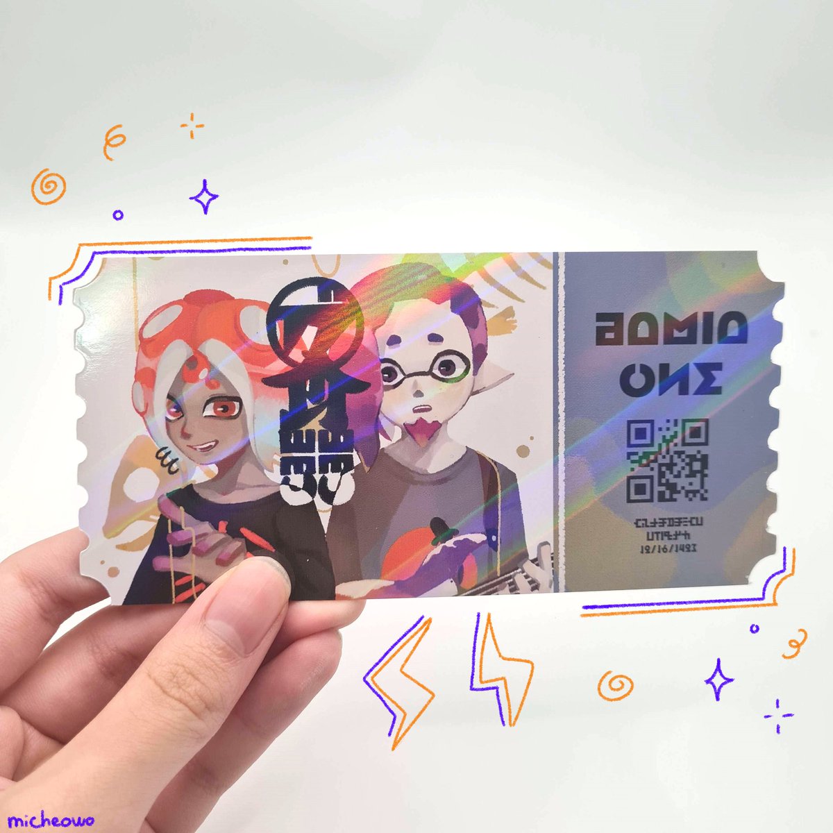 #Splatoon [TICKET G|VE@WAY] 🐠🪸 Reupload because I accidentally delette the old post 😭. 🍊Prize: x1 H2Whoa, x1 Dedf1sh, x1 Chirpy Chips, x1 Diss-Pair 🍊1 winner, ships internationally 🍊like, follow, RT to enter 🍊ends 10th May Goodluck! 🙇