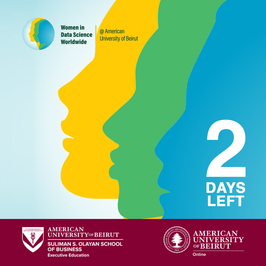 Only 2 days left until WiDS @ AUB 2024! The wait is almost over – get ready to dive into a day filled with inspiration, insights, and empowerment.