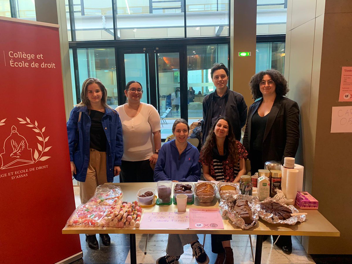 Grâce à la vente de gâteaux caritative au profit de l’association des Restos du cœur organisée par les étudiants du Collège de droit de <a href="/AssasUniversite/">Panthéon-Assas université</a>, 217 euros ont été récoltés et seront reversés aux Restos du cœur. Merci à tous pour votre contribution !