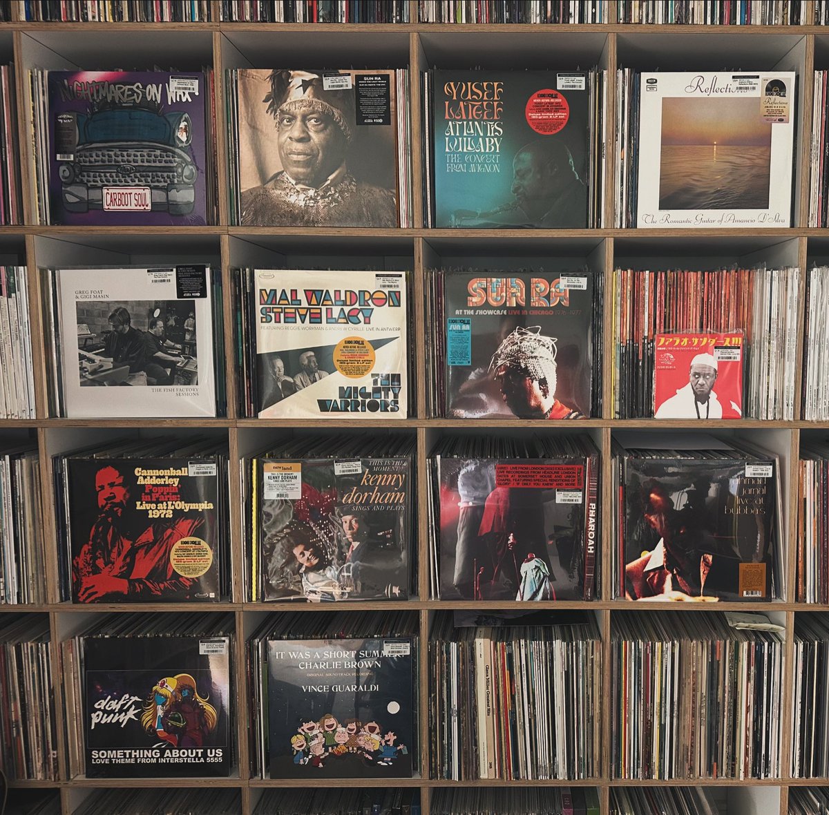 Every year, I have the same discussion with myself and every year it ends up like this, regardless… Organically produced and locally sourced #vinyl from my fav people at @_stranger_than paradise records in Hackney #rsd #rsd2024 #recordstoreday #recordstoreday2024