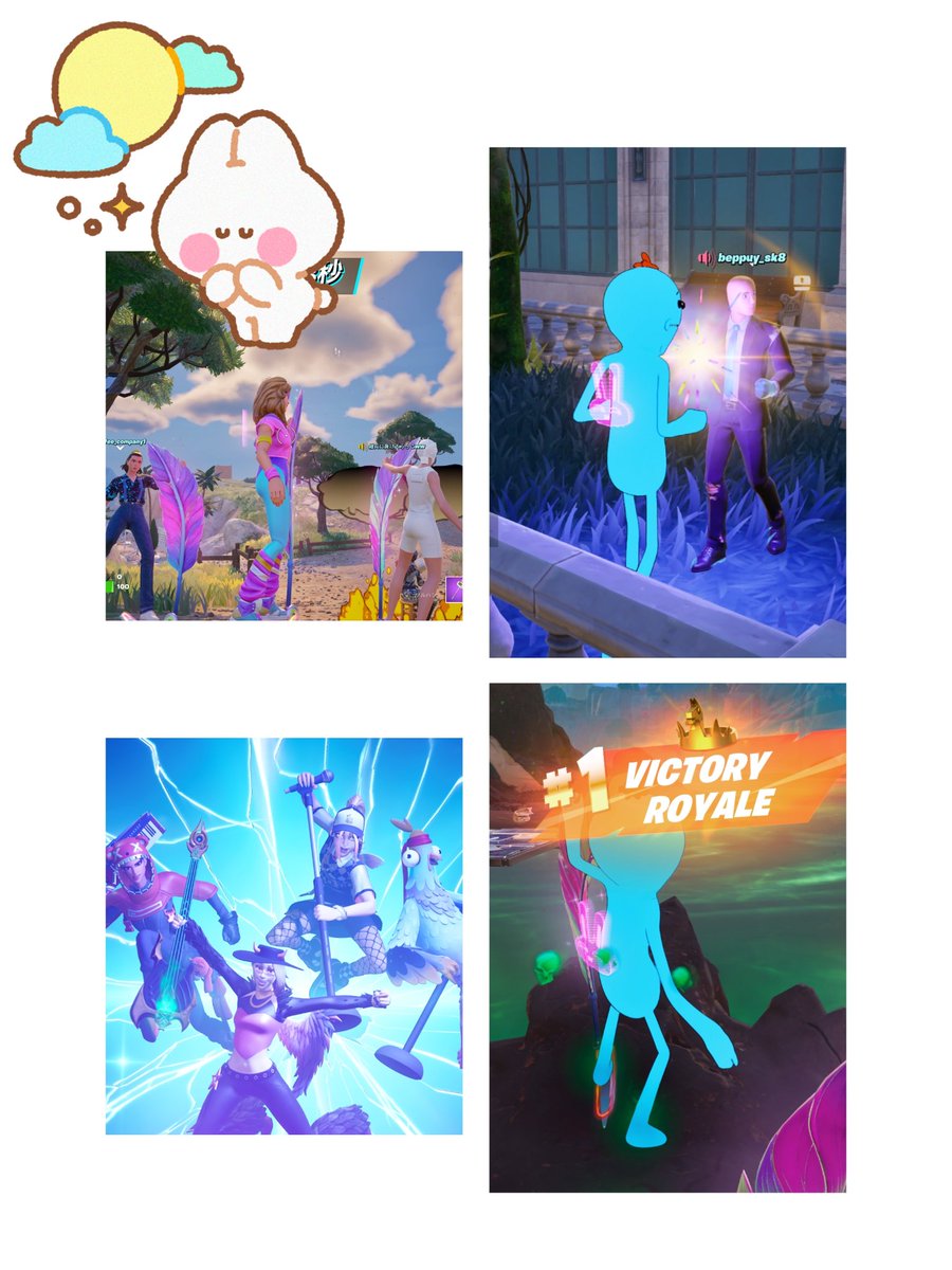 Mim1kkyu_'s tweet image. さいきんのフォートナイトও˖ ࣪⊹
音ゲーのやつたのしいよね(๑ت๑)！
みんなありがと*´ ³`)ﾉ💋