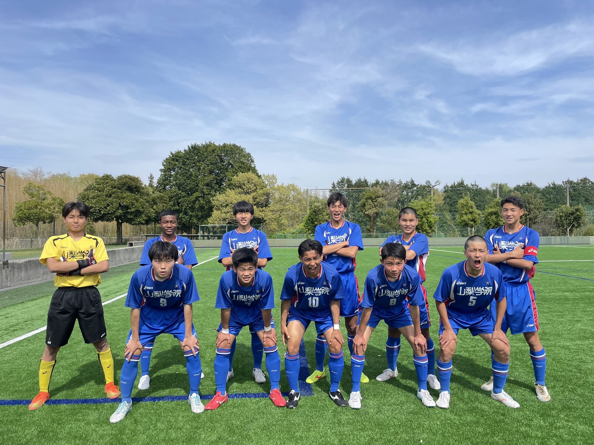 山梨学院高校サッカー部ユニフォーム （山梨学院高校サッカー