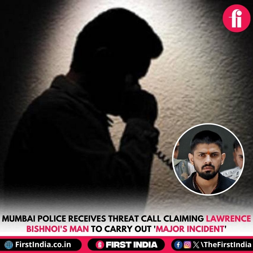 Mumbai Police Receives Threat Call Claiming Lawrence Bishnoi's Man To Carry Out 'major Incident'

More: firstindia.co.in/news/india/mum…

#MumbaiPolice #ThreatCall #LawrenceBishnoi #SecurityConcerns