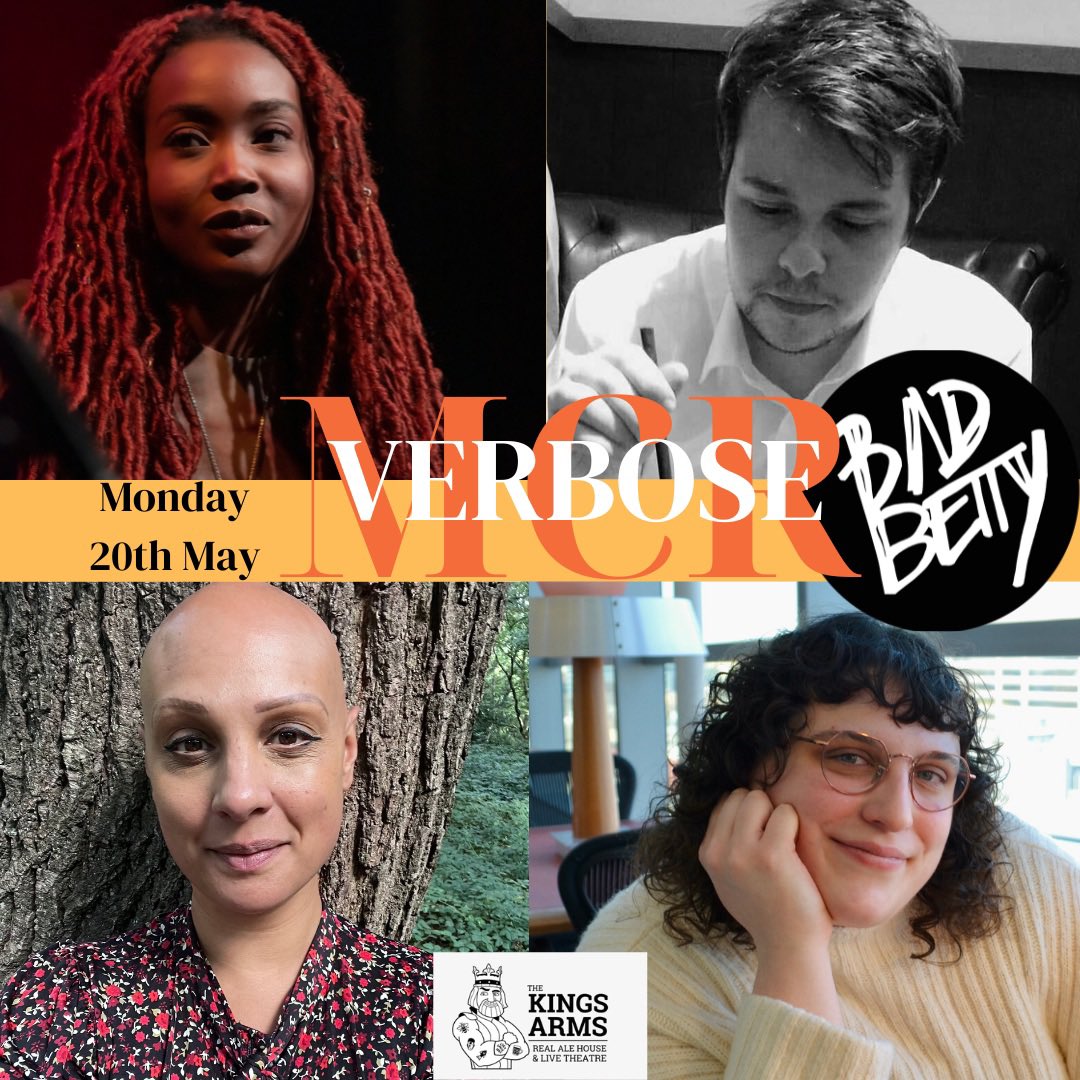 We are THRILLED to be bringing @badbettypress to @kingssalford on 20 May 2024! With a wonderful line up of Bad Betty authors and Manchester’s own @Pabitez ! fatsoma.com/e/hlmwieu0/ver…