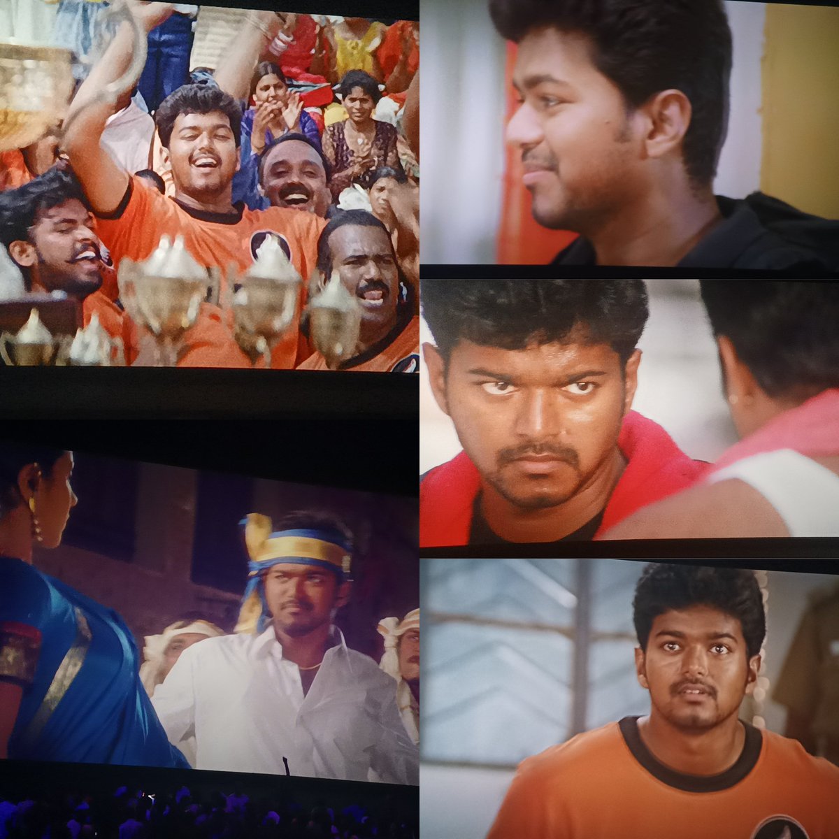 Caught up in the #GhilliReRelease Vibe.!! 🤩🥰❤ Thanks for bringing back my nostalgia memories @SakthiFilmFctry @dnctheatresoffl 😇🥰 #Ghilli #GhilliManiaFromToday #GhilliFDFS @actorvijay @trishtrashers