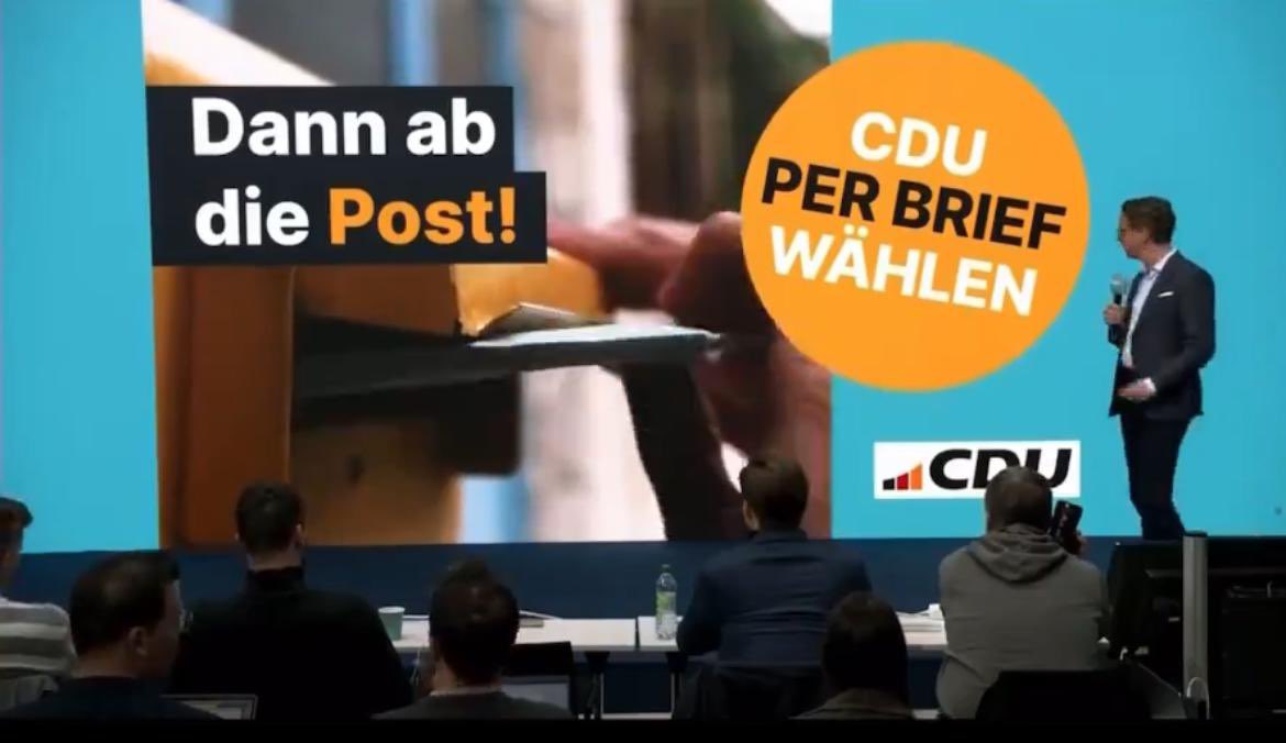 @tomdabassman VON DER LEYEN erst dann als CDU-Kandidatin platzieren, wenn alle bereits per Briefwahl CDU gewählt haben?