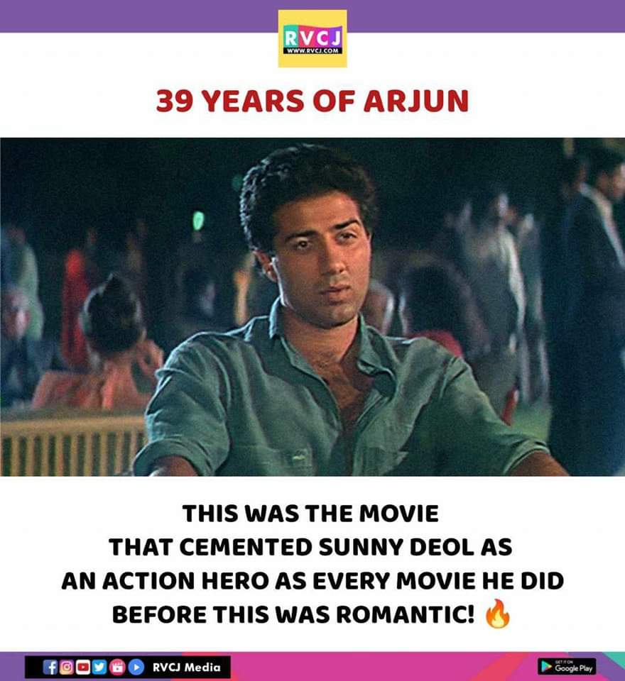 So basically it was the debut of Sunny Deol in action genre 🔥 #SunnyDeol