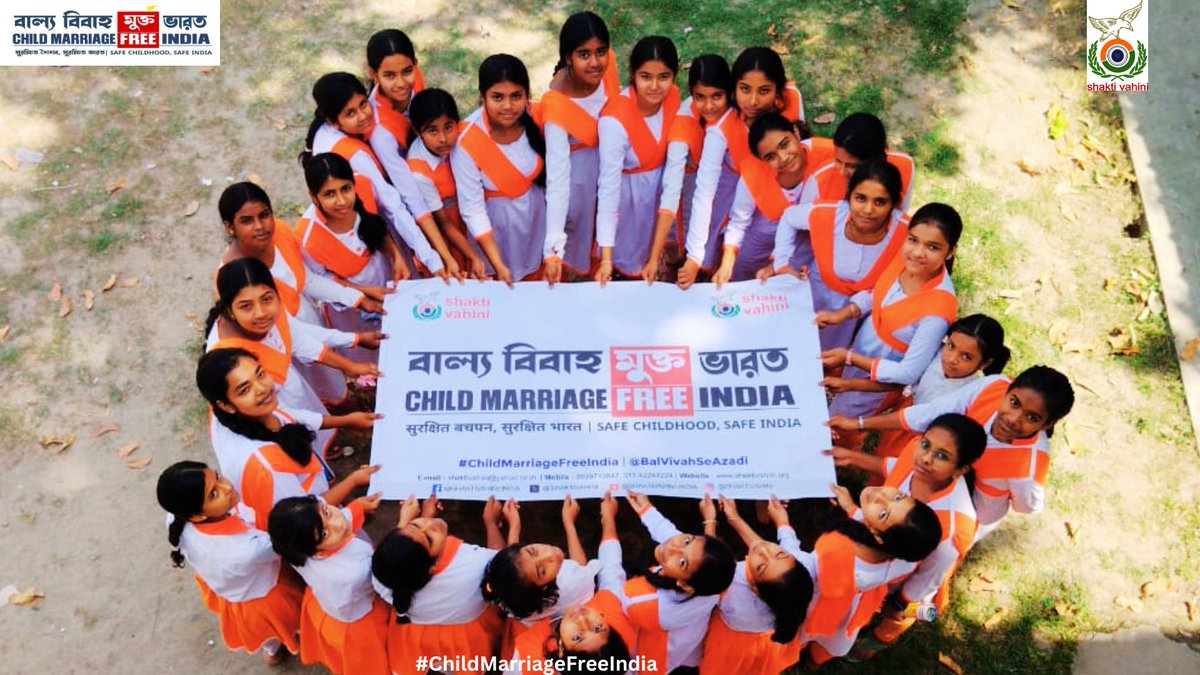 The #ChildMarriageFreeIndia campaign is empowering voices of adolescent girls in vulnerable areas, ensuring they are equipped with knowledge & resources to pursue their goals & break the cycle of #childmarriage. 

Take a pledge to support our efforts to #EndChildMarriage in India