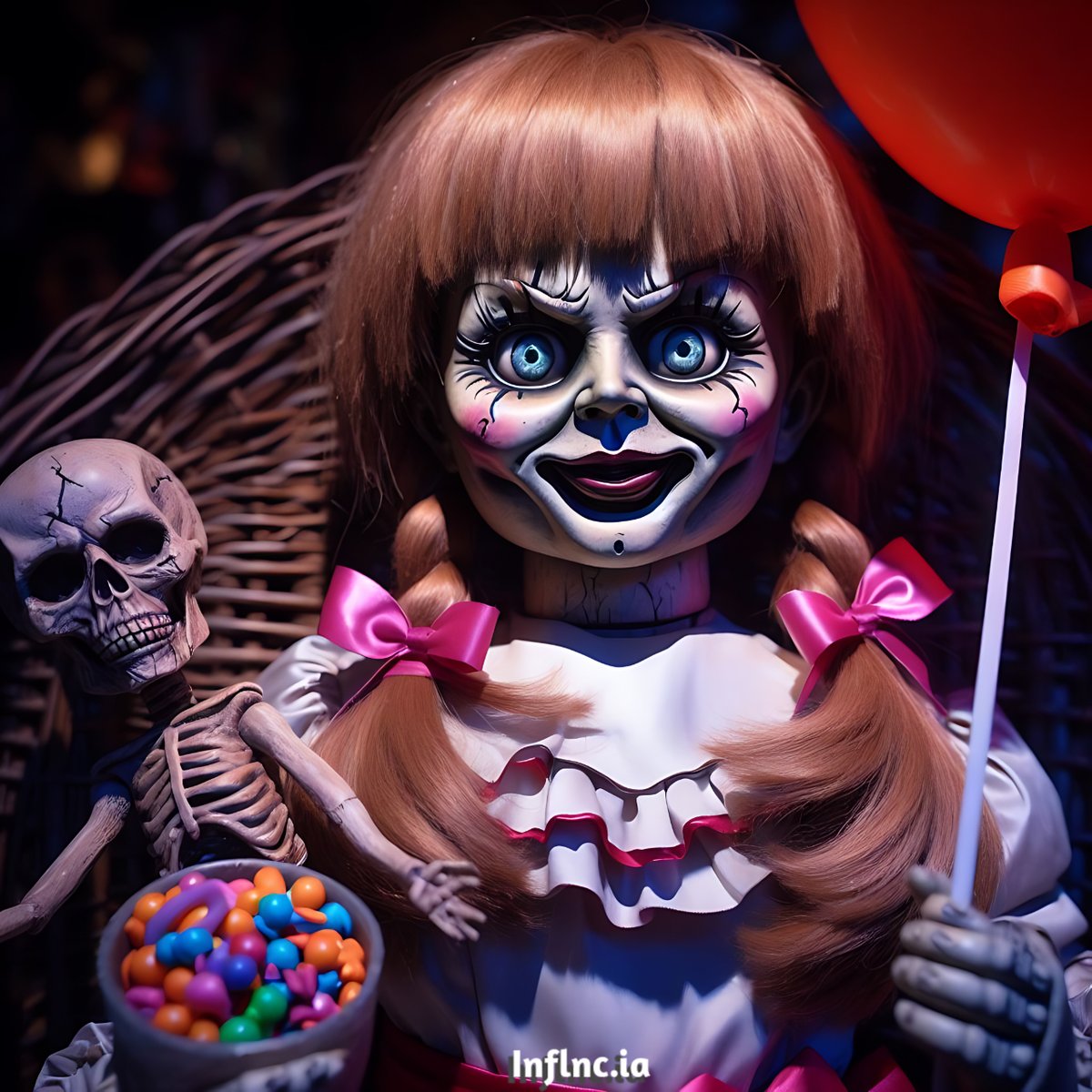 inflncia's tweet photo. Im your new doll!😱

Soy tu nuevo muñeco!😱

*Only RiaL things* WORK WITH AI &amp; PHOTOSHOP

#annabelle #horror #miedo #muñecos #ai #ia #digitalart #digitalartist https://t.co/BwTbncGWed