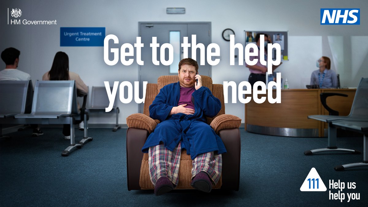 If you are unsure where to go for urgent medical help, use NHS 111! You will be able to get assessed and directed to the right place for you. Call 111, go online 111.nhs.uk or use the NHS App. #MakeTheRightChoice