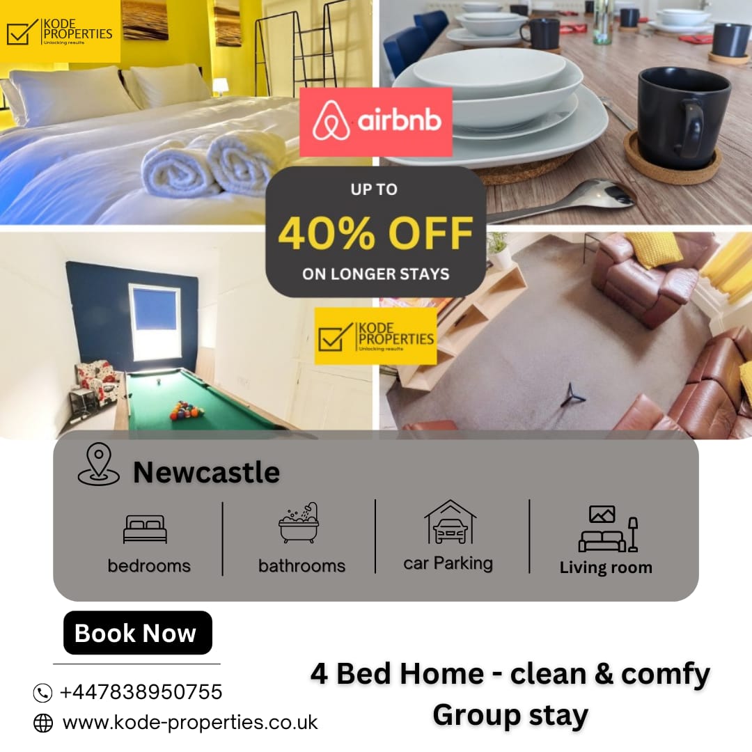 Temporary short and mid-term Accommodation in Darlington and Newcastle-Upon-Tyne#accommodation #luxuryaccommodation #accommodations #holidayaccommodation #boutiqueaccommodation #servicedaccommodation #groupaccommodation #uniqueaccommodation #huntervalleyaccommodation