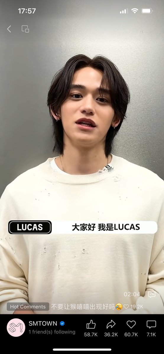 StandbyLucas's tweet photo. 18 hours reaches the top1 among SM's videos in Wechat Channel, Lucas proved his chrisma once again.
#LUCAS 
#LUCAS_Renegade 
#黄旭熙 https://t.co/rCZiAx3yqm