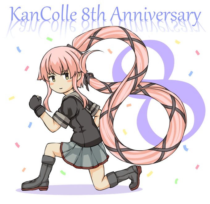 昨日8周年記念の絵を上げたけどこちらも同じく8周年のときのもの。 