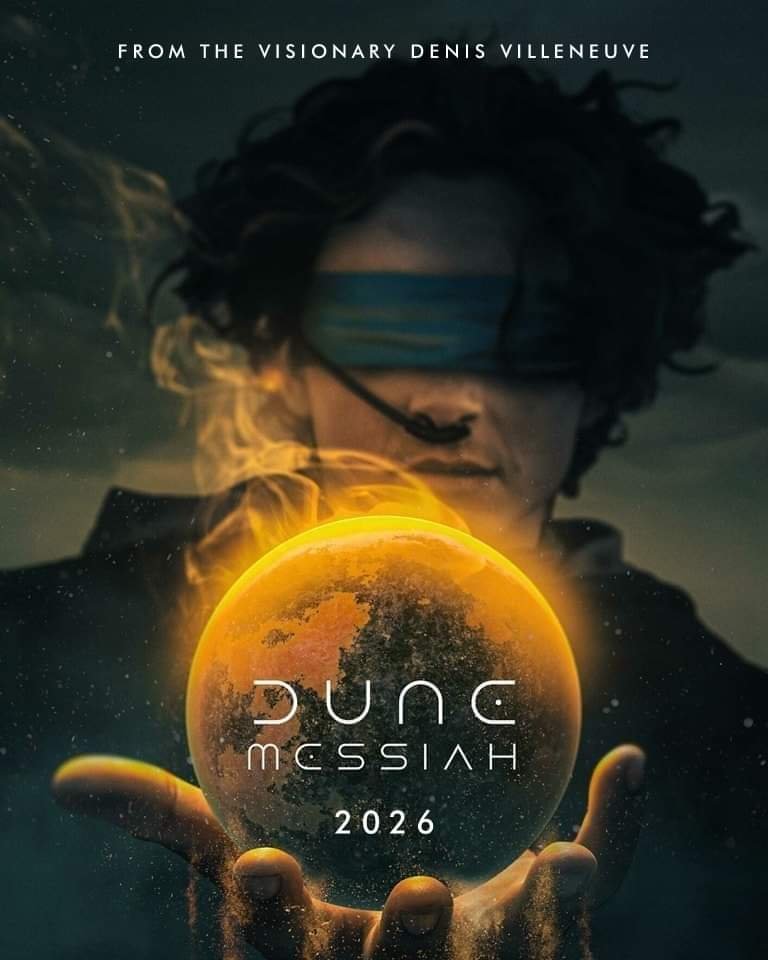 SitoCinema's tweet photo. ¡OFICIAL🚨! Denis Villeneuve dice que actualmente se está escribiendo el guión de 'DUNE MESSIAH'. 
Ha comparado también a Paul Atreides con el personaje de Michael Corleone de Al Pacino, buscando en la tercera entrega algo similar a una redención.

"Es como Michael Corleone en El Padrino, es alguien que tiene un destino muy trágico y se convertirá en algo que no deseaba ser"

vía @nytimes