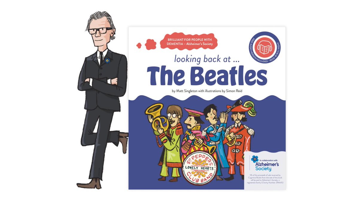Introducing Cognitive Books – Beetles edition from @AlzSociety Accelerator programme, bringing back the joy of reading to those living with dementia. Co-created with people living with dementia and narrated by the legendary @BillNighy1! Get yours here: spkl.io/60124FatQ