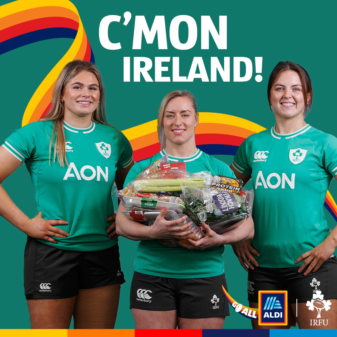 Good luck to @IrishRugby as they take on England in the #GuinnessW6N at Twickenham this afternoon. Tune in to Virgin Media One and cheer on the team from home - kick off is at 2:15pm 🏉☘️ #RootingForIreland #ProudPartner