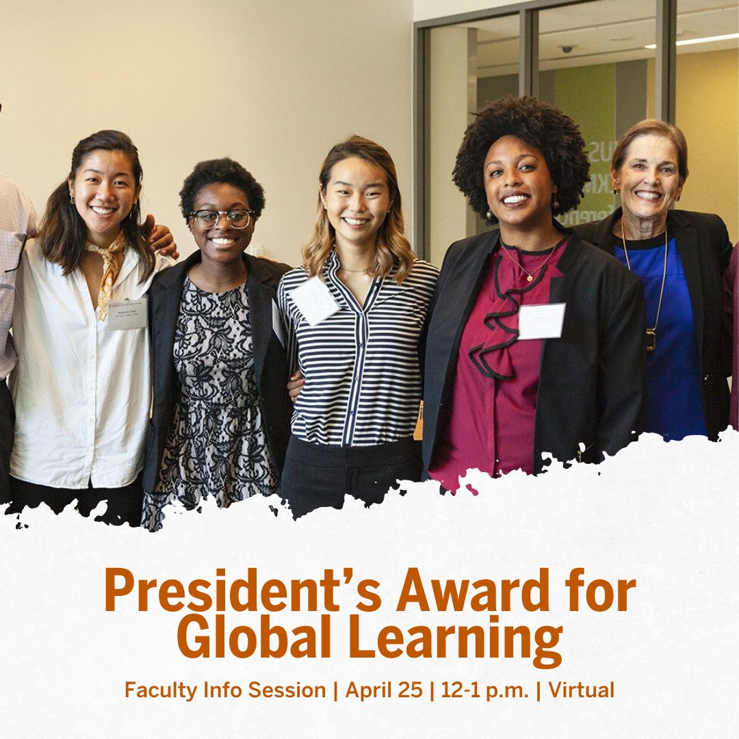 All @UTAustin tenured and tenure-track faculty members, lecturers and professors of practice are eligible for the President's Award for Global Learning. Connect with scholars to create learning opportunities and foster int'l partnerships. Learn more: utx.global/pagl-info-apri….