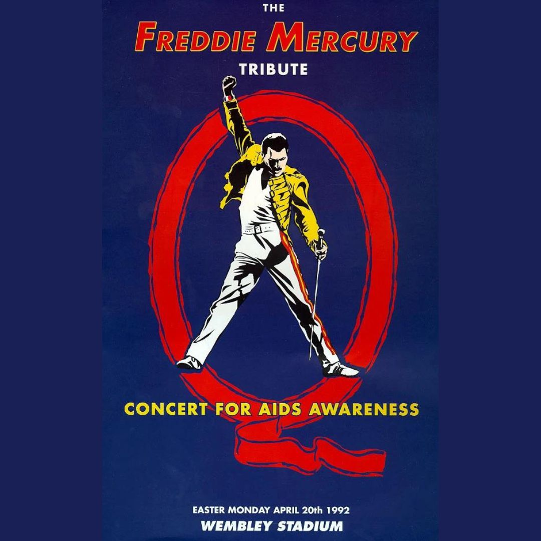 On this day in 1992, A Concert For Life took place at Wembley Stadium as a tribute to Freddie Mercury and for aids awareness ... were you there or did you watch it on telly? Whose performance was a highlight for you? Here is one of ours: youtube.com/watch?v=9wt78v…