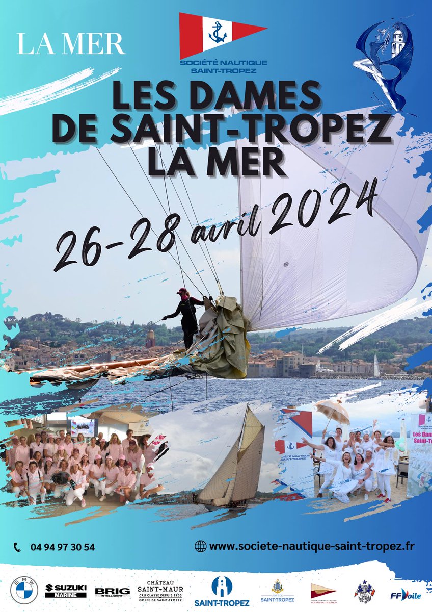 🌊Embarquez pour une régate unique à #SaintTropez ! Les femmes aux commandes des plus beaux voiliers de Tradition de la Méditerranée. Un événement à ne pas manquer !⛵ 👉En savoir + ow.ly/zPBt50Rc3h6 #CotedAzurFrance @VarTourisme #LeVarLUnique @GolfeStTropez
