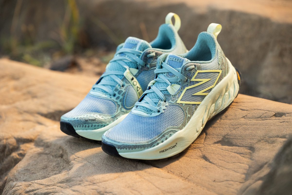 The Fresh Foam x Hierro v8 employs a vibramⓇ Eco Step Natural Outsole to create a protective shell of durability and traction around the signature Fresh Foam X cushioning and a breathable, lightweight upper. Available online and at NB Experience stores: bit.ly/3xITXJJ