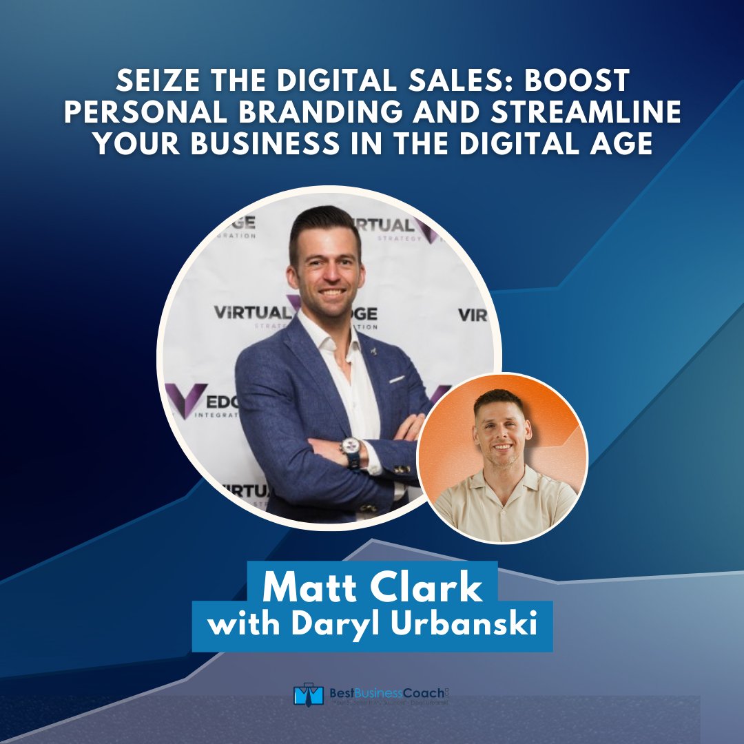In this thought-provoking interview, we sit down with the renowned B2B sales innovator, Matt Clark, the maestro behind the transformative LinkedIn lead system. 

Listen now: members.bestbusinesscoach.ca/digital-age-wi…

#B2B #Sales #Entrepreneurship #SalesStrategy #DigitalAge #DigitalSales