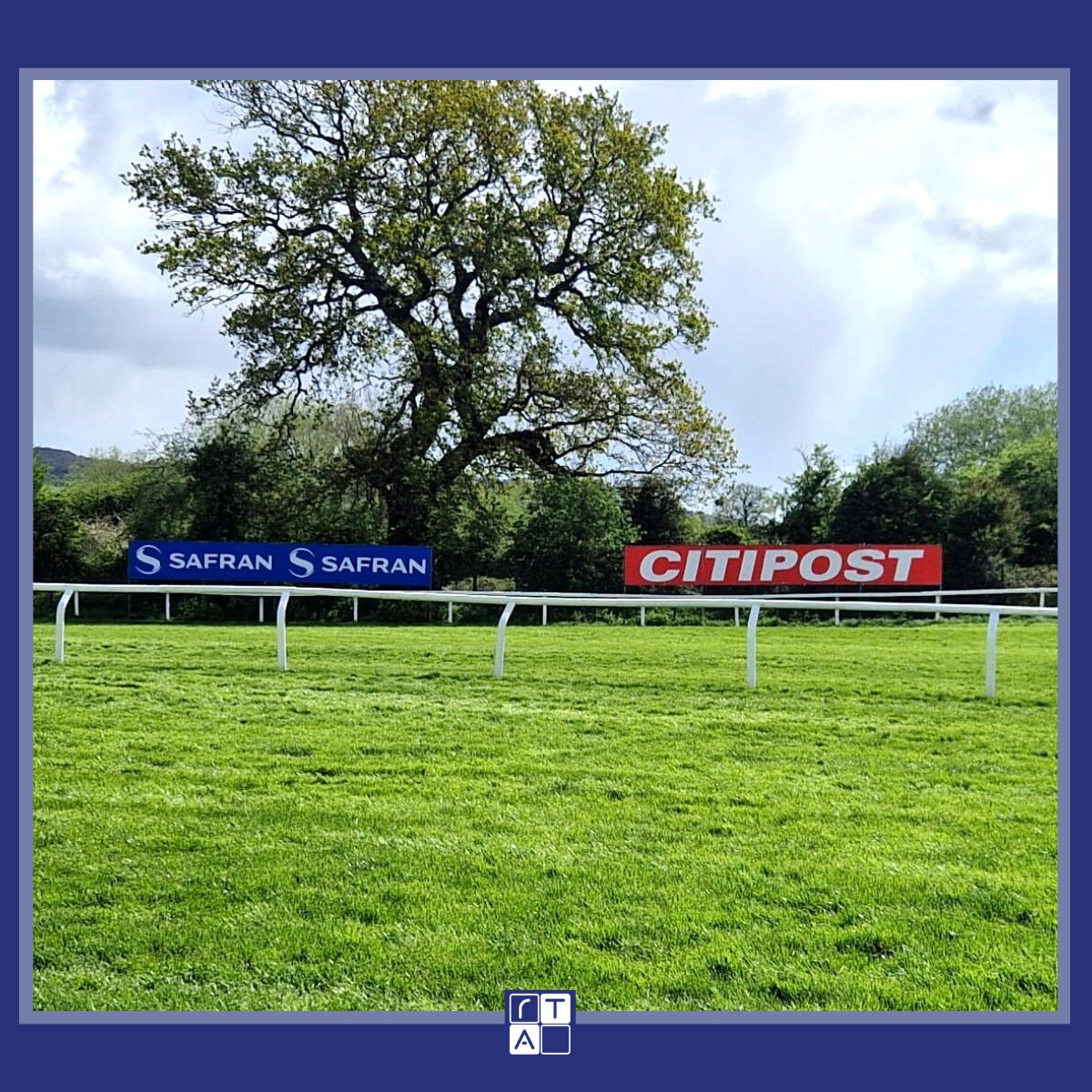 RTApublicity's tweet photo. RTA Publicity installed signage for @SAFRAN, Citipost, and @WeatheriteAC this week for the April Meeting at @CheltenhamRaces! 🌟

We handled the branded #signage for their sponsorships, ensuring their brands were well represented throughout the #event 🪧 https://t.co/RtT0b6ASjE