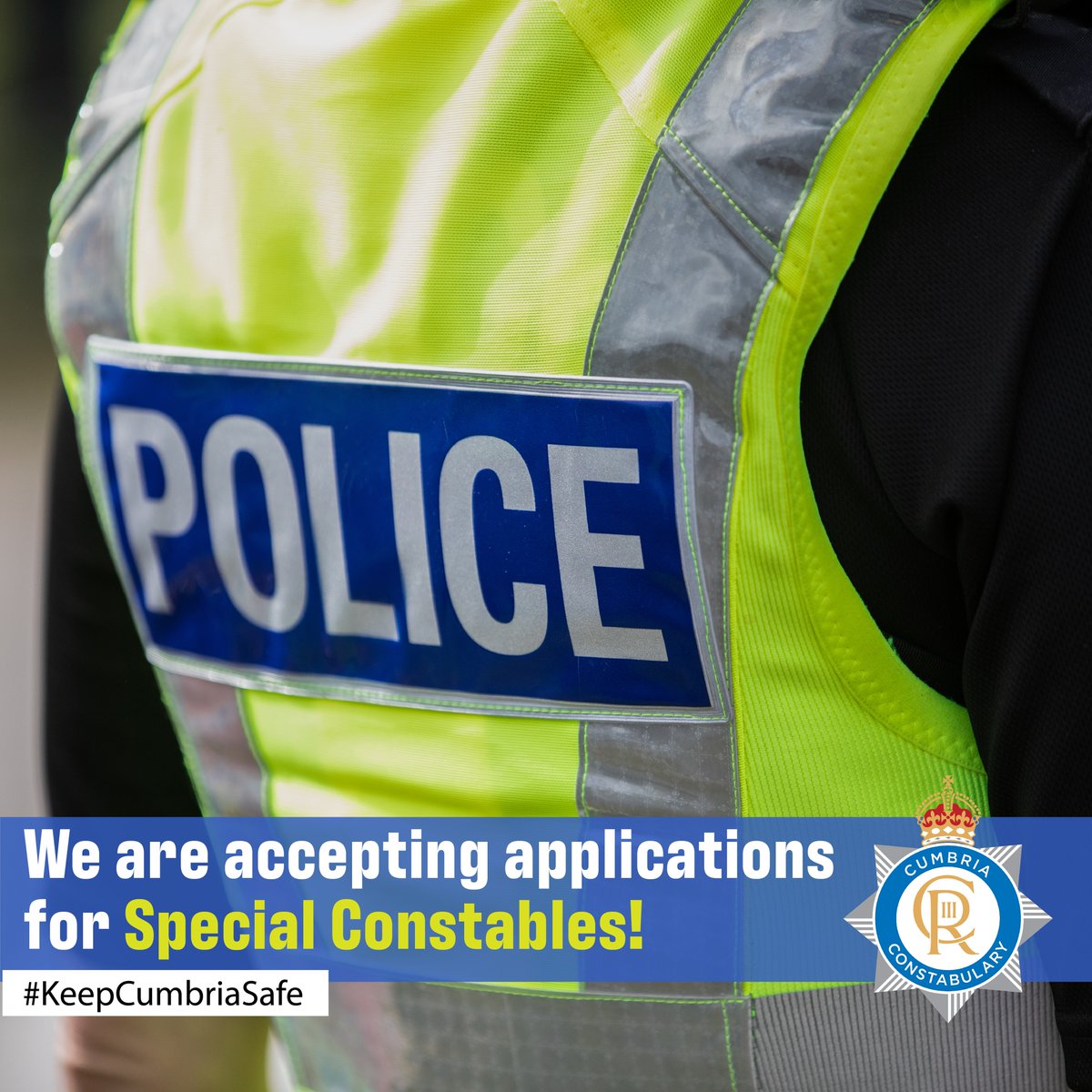 We are accepting applications for Special Constables in Barrow. Find out more about our special constabulary and apply here ➡️ orlo.uk/7zAxq