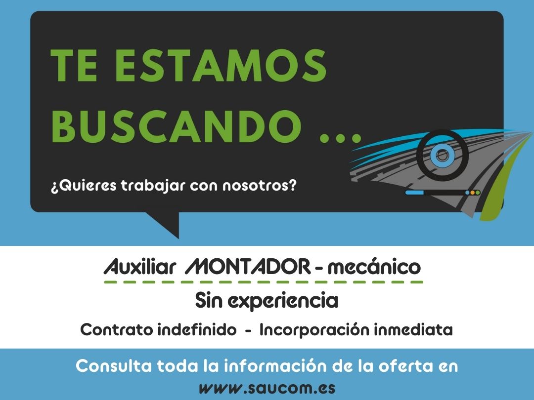 #OFERTA #EMPLEO
Auxiliar Montador(a) de #neumáticos sin experiencia 

Aquí, más detalles de la #oferta:
saucom.es/trabaja-con-no…

SAUCOM #LasRozas #VillaviciosadeOdón #PozuelodeAlarcón

#talleres en la #ComunidaddeMadrid (zona noroeste) 

#tallermecánico #mecánica