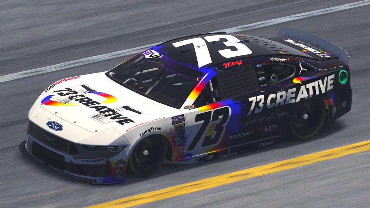 My @FTF_Racing ride for Dega tomorrow, hopefully I Q in and don't wreck my dick of in the race 🙏 Thanks for letting me race @jonathanoatess!
