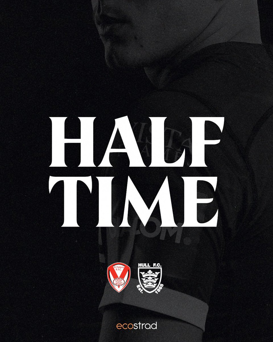 ⏱️ 𝗛𝗔𝗟𝗙-𝗧𝗜𝗠𝗘: Saints Reserves 12-6 Hull Reserves All to play for in the second-half, with both sides’ defences standing tall in a solid first 40 😤 ⚫️⚪️ #COYH