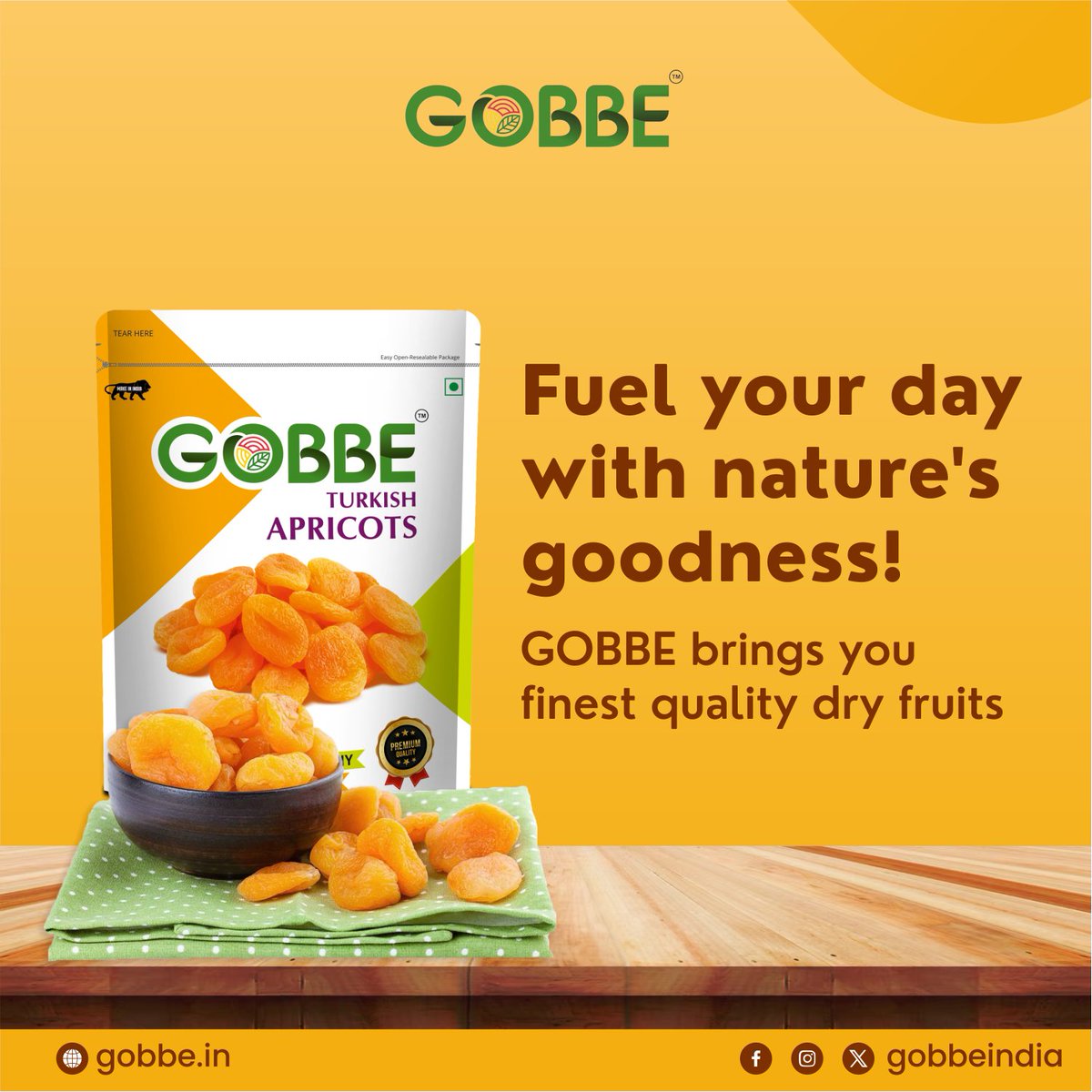 Discover the natural energy boost you need with GOBBE's premium dry fruits and seeds!

linktr.ee/gobbeindia

#gobbe #healthconsciousliving #nutritionnest #premiumdryfruits #nutsandseeds #dryfruit #qualityindulgence #healthychoices #healthysnacking #dryfruits #banglore #india