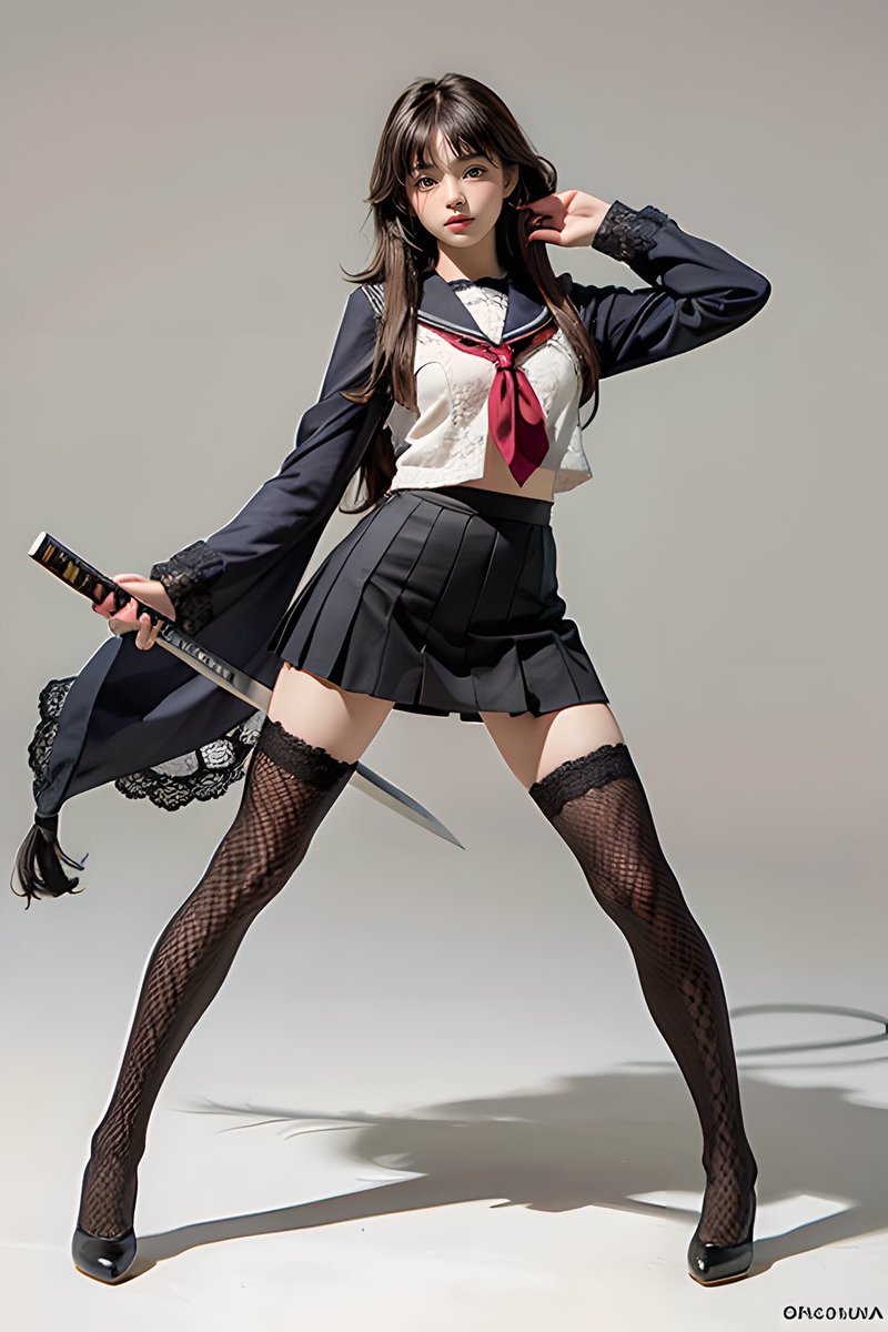 tanicoPHOENIX's tweet photo. #AI生成 #AIグラビア #AI画像 #AIgirl #AIgravure #AIphoto #AIフォト #aigirls #AI術師さんと繋がりたい #stabediffusion
刀子 (3/3)
アームプロテクターに関してはもう一度チャレンジしたい。
しかしプロポーションとポージングはオリジナルを参考にしたのか？と思えるほど。。。 https://t.co/ognFTsEgqO