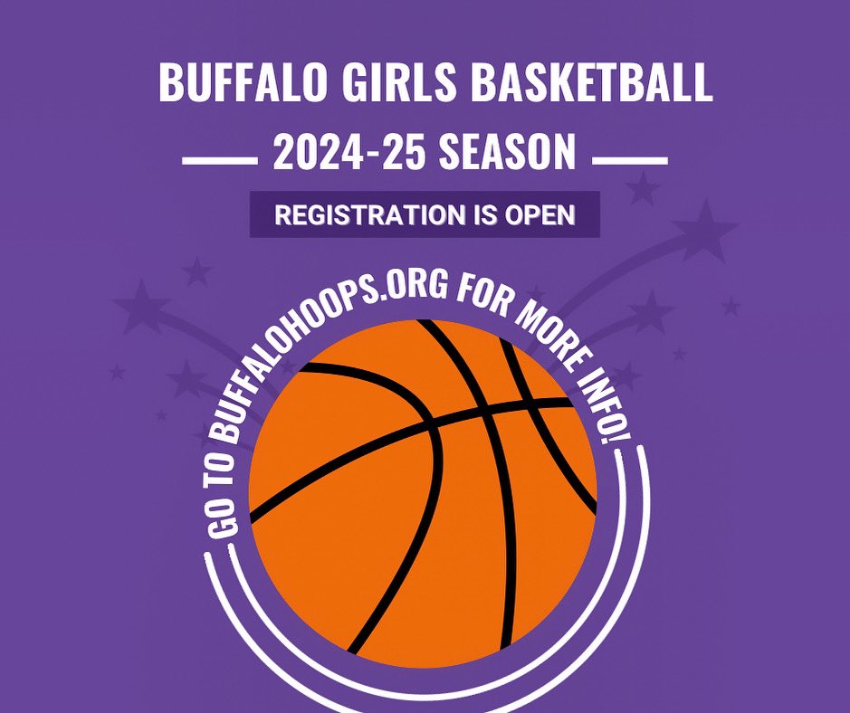 Registration for the 2024-25 season is OPEN! Head to the website to get your girls signed up!!!

buffalogirlshoops.org/page/show/5913…
