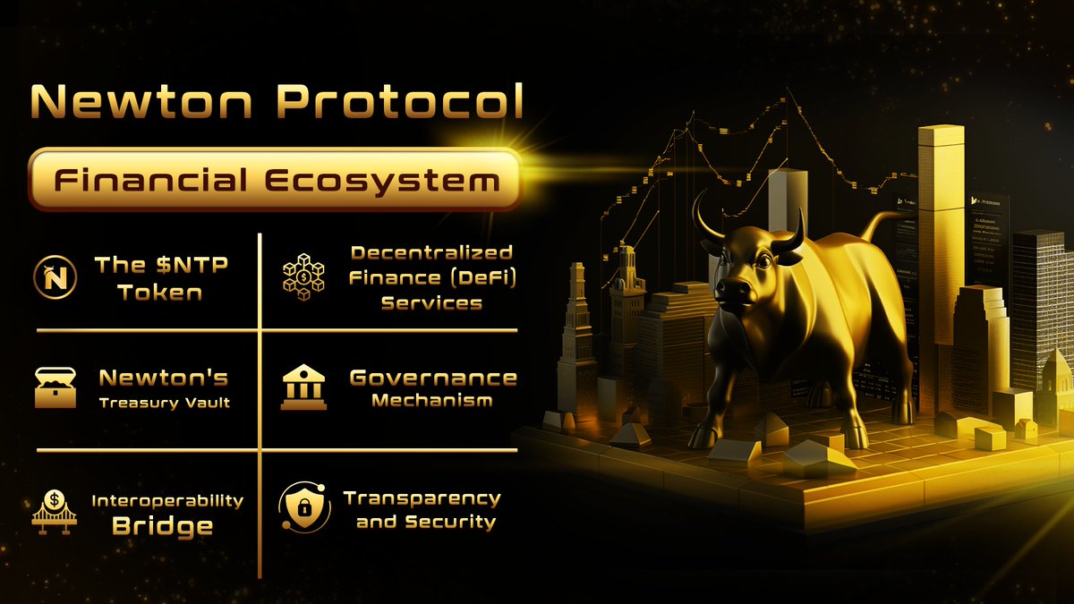 Navigate the landscape of DeFi with #NewtonProtocol's complete financial ecosystem! 🌆💡 Where every piece, from $NTP to our governance mechanism, fits perfectly to create a masterpiece of security, transparency, and seamless interaction.

#Newton #DeFiEcosystem #CryptoGovernance