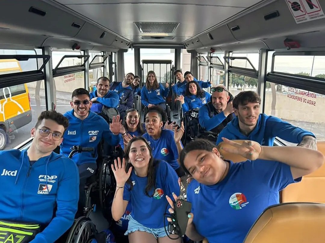 Ed eccoli i nostri atleti: forza ragazzi, siamo con voi! 💙🇮🇹

#Finp #ItaliaTeam #ManuelBortuzzo #ParaSwimming #Paralympics #Madeira2024