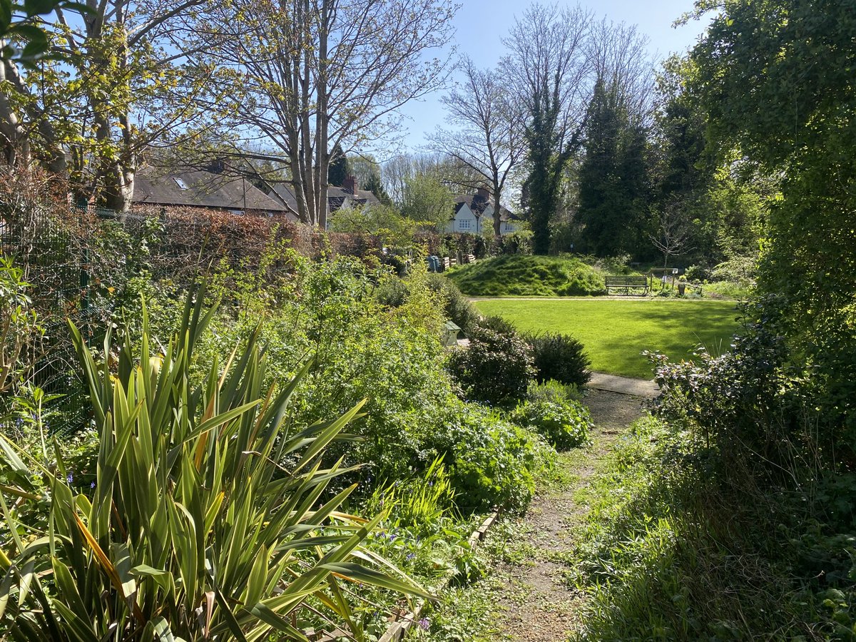 The garden is open every day for the next few months. Come and explore the paths, navigate the log walk and build a den in the bosk!