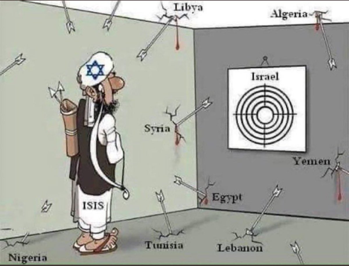 Waarom bombardeert ISraël toch altijd precies degene die tegen ISIS vechten? 

De allereerste terroristische aanslag was uitgevoerd door ISraël. De terroristen hadden zich gekleed als Arabieren.